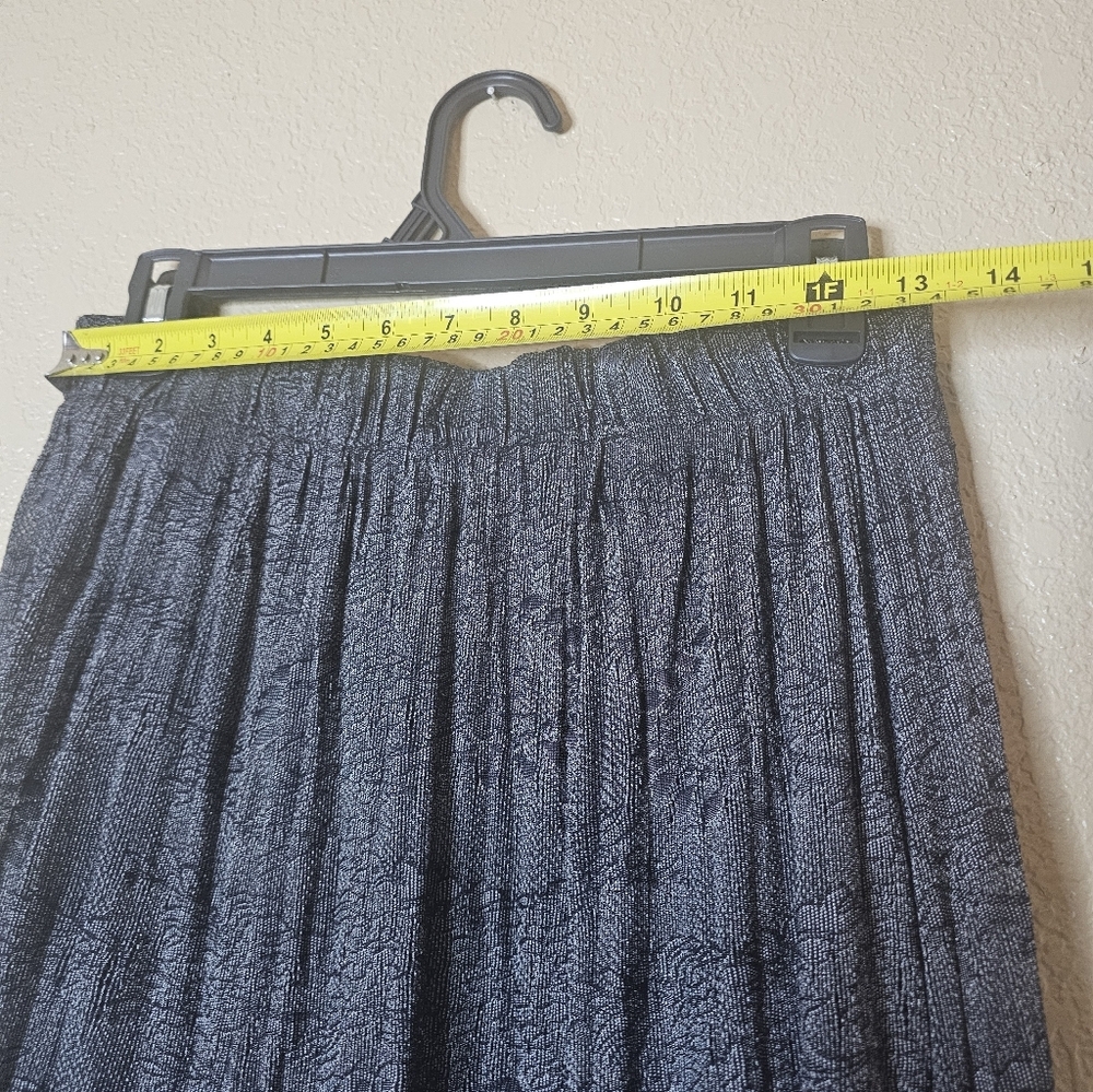 VTG CHICO'S 2000s, Vine Drifter A-Line stretch Maxi Skirt Size 1 US  M - Picture 4 of 6